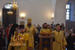 В Неделю Торжества Православия Митрополит Смоленский и Дорогобужский Исидор совершил Божественную литургию в Благовещенском соборе г. Гагарин