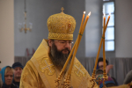 В Неделю Торжества Православия Митрополит Смоленский и Дорогобужский Исидор совершил Божественную литургию в Благовещенском соборе г. Гагарин