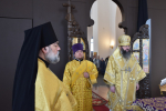 В Неделю Торжества Православия Митрополит Смоленский и Дорогобужский Исидор совершил Божественную литургию в Благовещенском соборе г. Гагарин