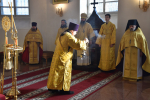 В Неделю Торжества Православия Митрополит Смоленский и Дорогобужский Исидор совершил Божественную литургию в Благовещенском соборе г. Гагарин