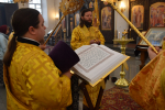 В Неделю Торжества Православия Митрополит Смоленский и Дорогобужский Исидор совершил Божественную литургию в Благовещенском соборе г. Гагарин