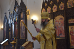 В Неделю Торжества Православия Митрополит Смоленский и Дорогобужский Исидор совершил Божественную литургию в Благовещенском соборе г. Гагарин