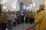 В Неделю Торжества Православия Митрополит Смоленский и Дорогобужский Исидор совершил Божественную литургию в Благовещенском соборе г. Гагарин