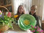 Мастер-класс по изготовлению объёмных цветов из бумаги