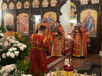 Пасхальная Литургия в Благовещенском соборе г. Гагарин