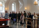 Представители казачества приняли участие в Божественной литургии Благовещенского собора г. Гагарин