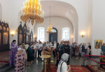 Представители казачества приняли участие в Божественной литургии Благовещенского собора г. Гагарин