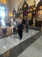 В Благовещенском соборе г. Гагарин состоялся молебен на начало нового учебного года