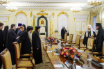Встреча Святейшего Патриарха Кирилла с делегацией Коптской Церкви