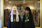 Встреча Святейшего Патриарха Кирилла с делегацией Коптской Церкви