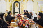 Встреча Святейшего Патриарха Кирилла с делегацией Коптской Церкви