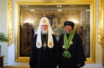 Встреча Святейшего Патриарха Кирилла с делегацией Коптской Церкви