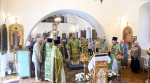 В день памяти преподобных Антония и Феодосия Печерских митрополит Исидор совершил Литургию в Печерском храме