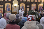 В день праздника Обрезания Господня Владыка Алексий совершил Божественную литургию в Благовещенском соборе г. Гагарин