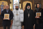В день праздника Обрезания Господня Владыка Алексий совершил Божественную литургию в Благовещенском соборе г. Гагарин