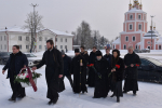 В день праздника Обрезания Господня Владыка Алексий совершил Божественную литургию в Благовещенском соборе г. Гагарин
